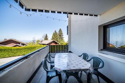 Thollon-les-Memises Apartment | Évasion alpine, ski, vue Lac Léman