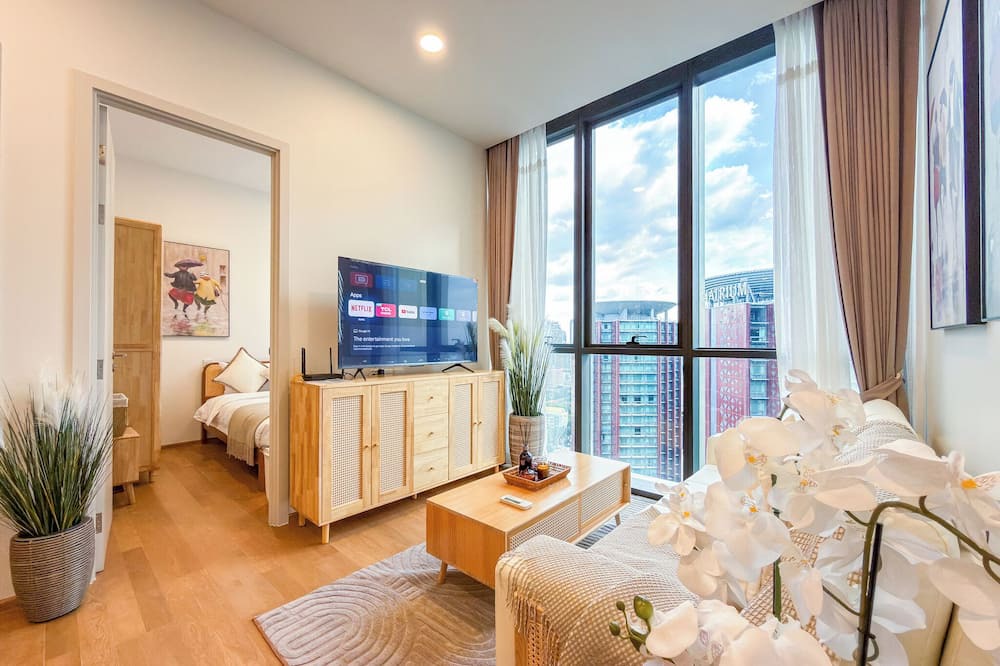 Pathumwan Apartment | 奢华天际酒店式公寓｜暹罗百丽宫｜CentralWorld｜双卧双卫｜步行BTS