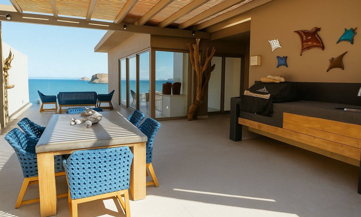 Loreto Condo | 1607 3BR/3.5BA Oceanfront PH Loreto @ Danzante Bay
