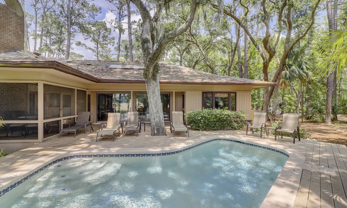 Sea Pines House | 2 Willow Oak | 3 Bedroom Home | Pool | Golf Course View | STR #28007