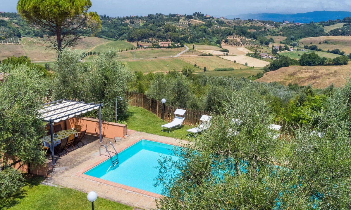 San Miniato Villa | Beautiful private villa for 8 guests with private pool, A/C, WIFI, TV and terrace