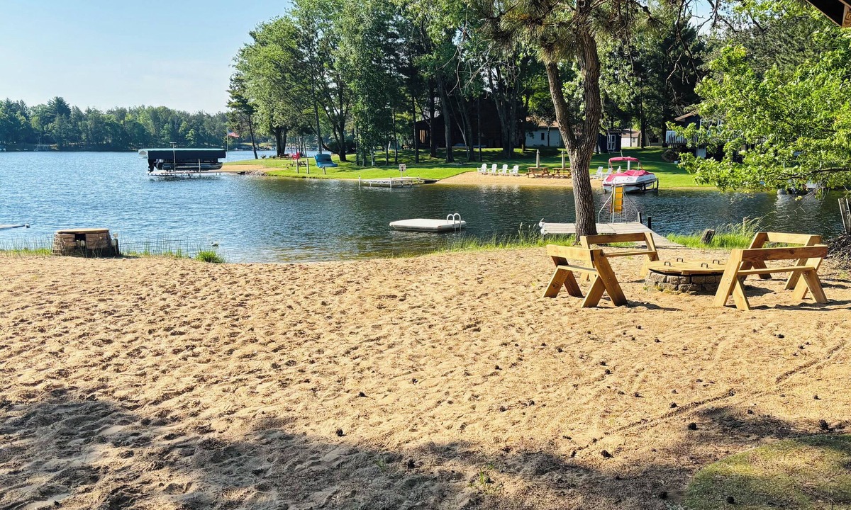 Nekoosa House | Boat Dock, Hot Tub & Deck: Lakefront Nekoosa Home!