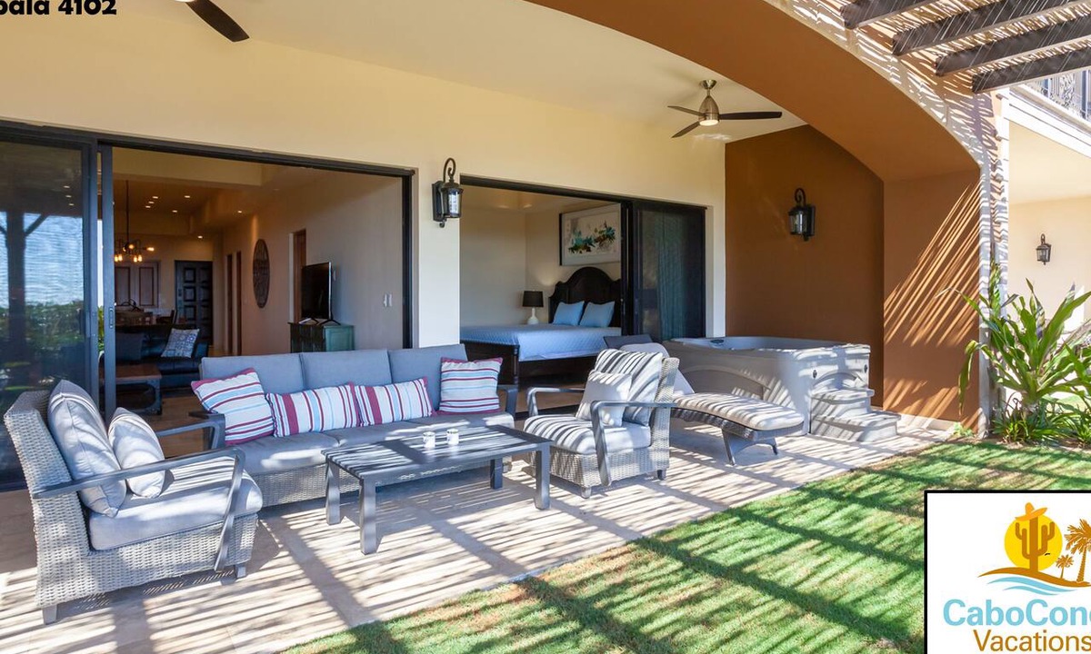 Cabo San Lucas Condo | CCV Quivira-Luxury 2BR Ground Floor Penthouse Condo w/Large Terrace.