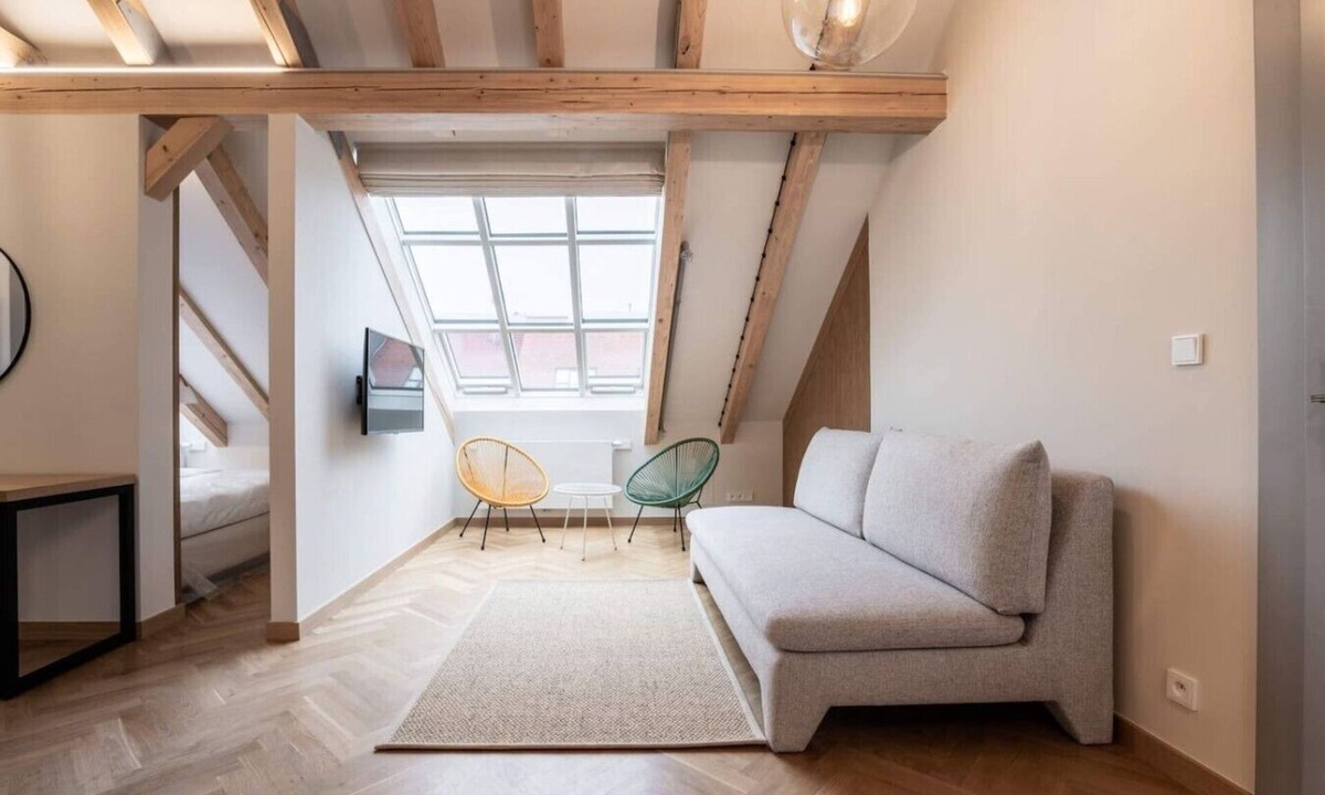 Vinohrady Apartment | Elegant Attic Loft with Private Terrace in Vinohrady