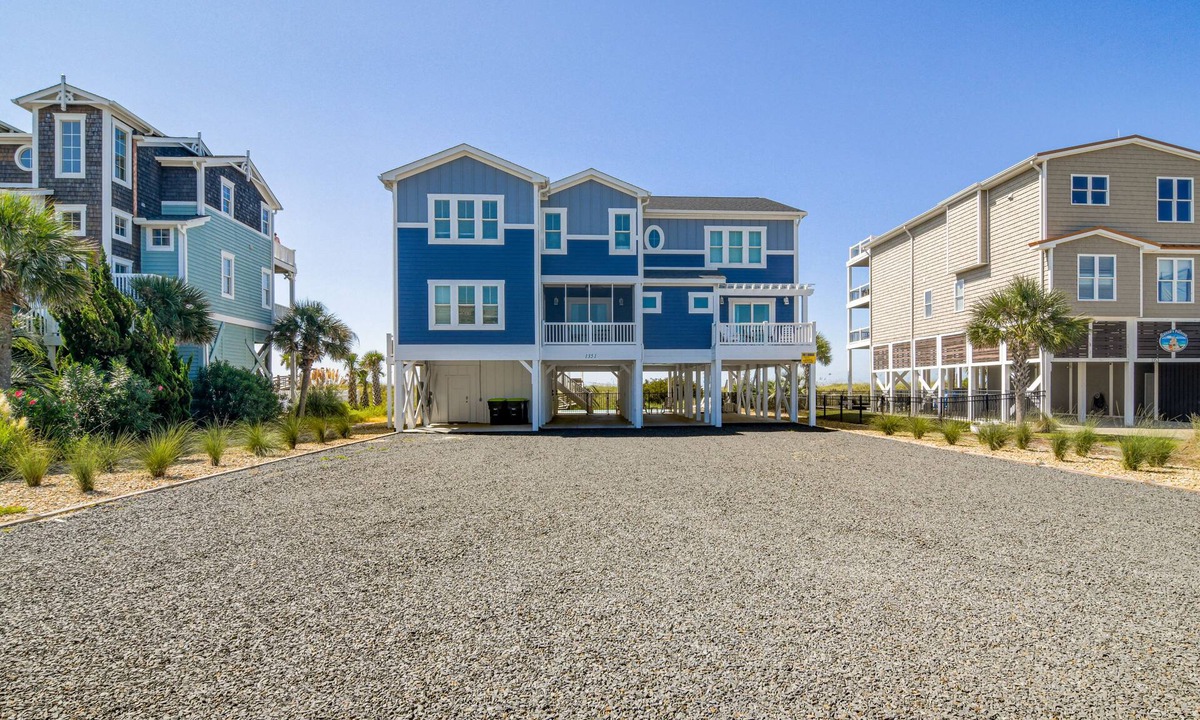 Holden Beach House | Hobbs Realty - "Coast is Clear," an oceanfront home with a heatable pool, hot tub, and elevator.