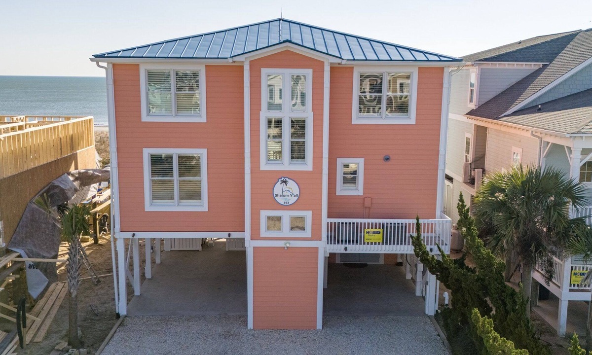 Holden Beach House | Hobbs Realty - “Shalom Y'all” | Coastal Comfort w/Open Floor Plan & Elevator