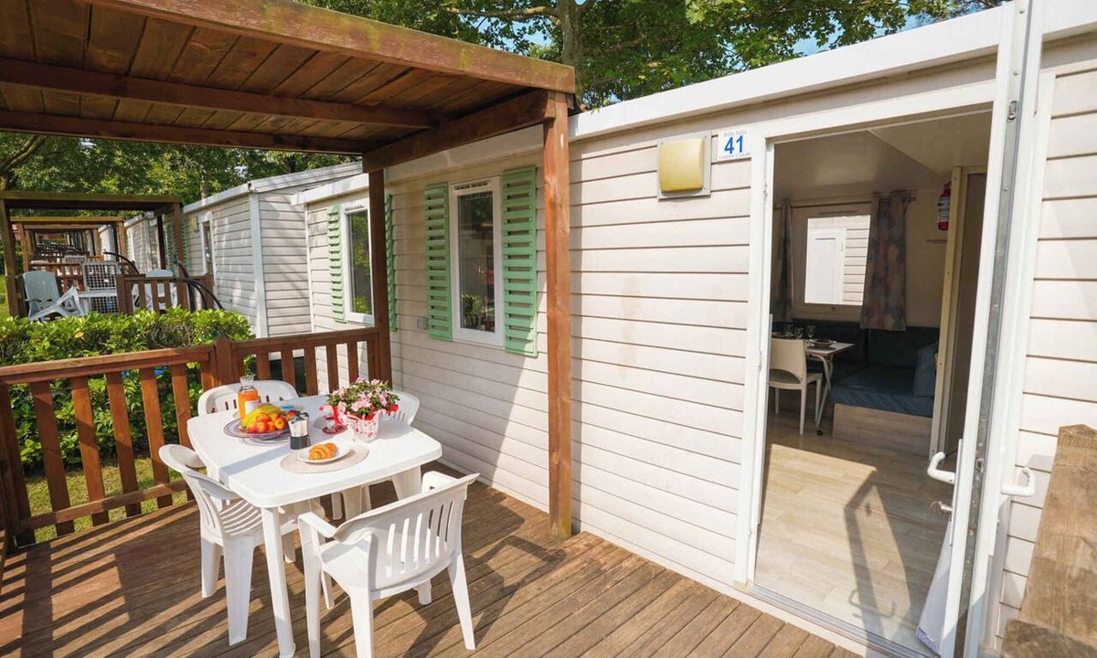 Marina di Bibbona House | Mobilehome with air conditioning, terrace and pool