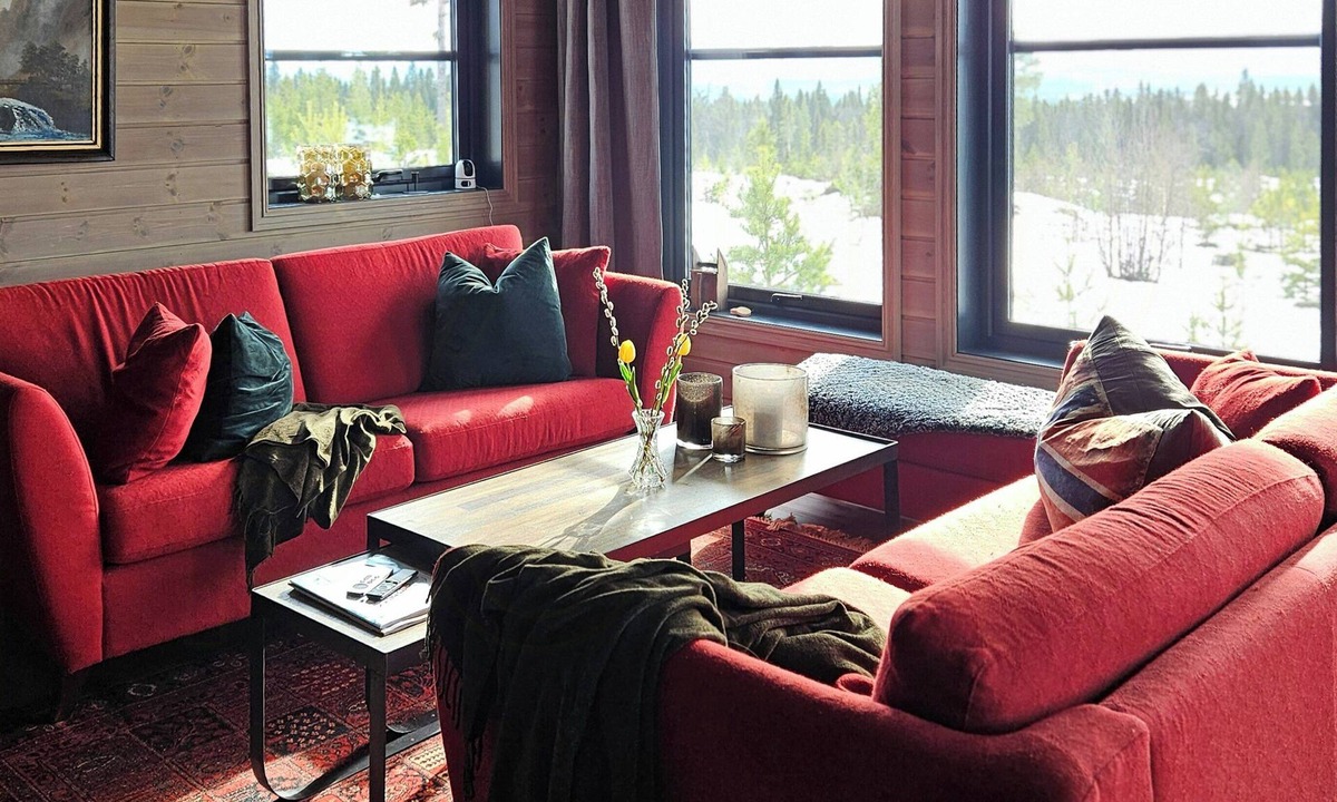 Amot House | New cabin with panoramic views of Lake Osen