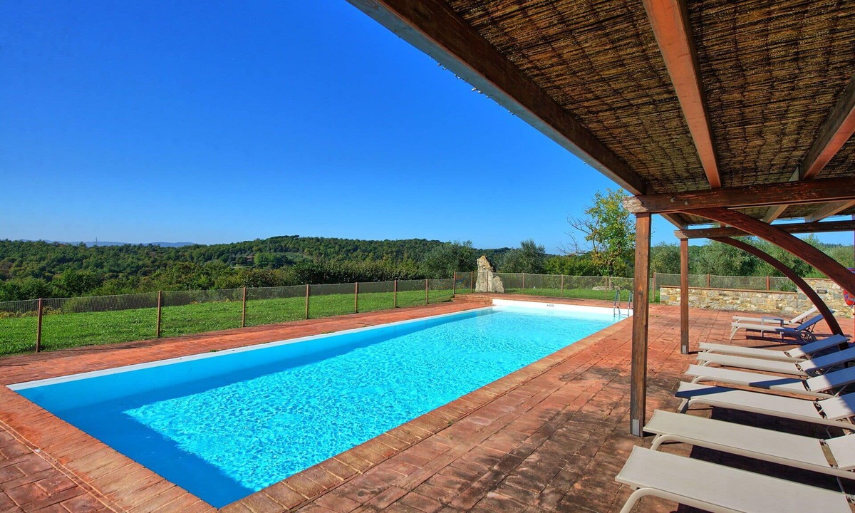 Castelnuovo Berardenga Apartment | Nice apartment for 5 guests with pool, A/C, TV and panoramic view, close to Siena