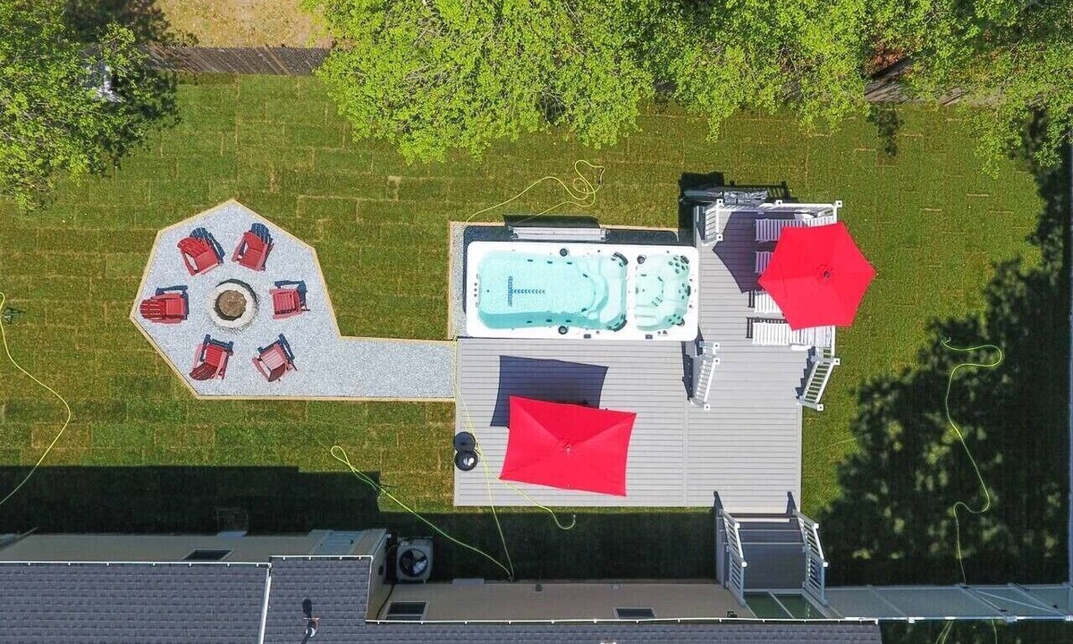 Dennisville House | Private Oasis ~ Pool & Hot Tub & Backyard Paradise