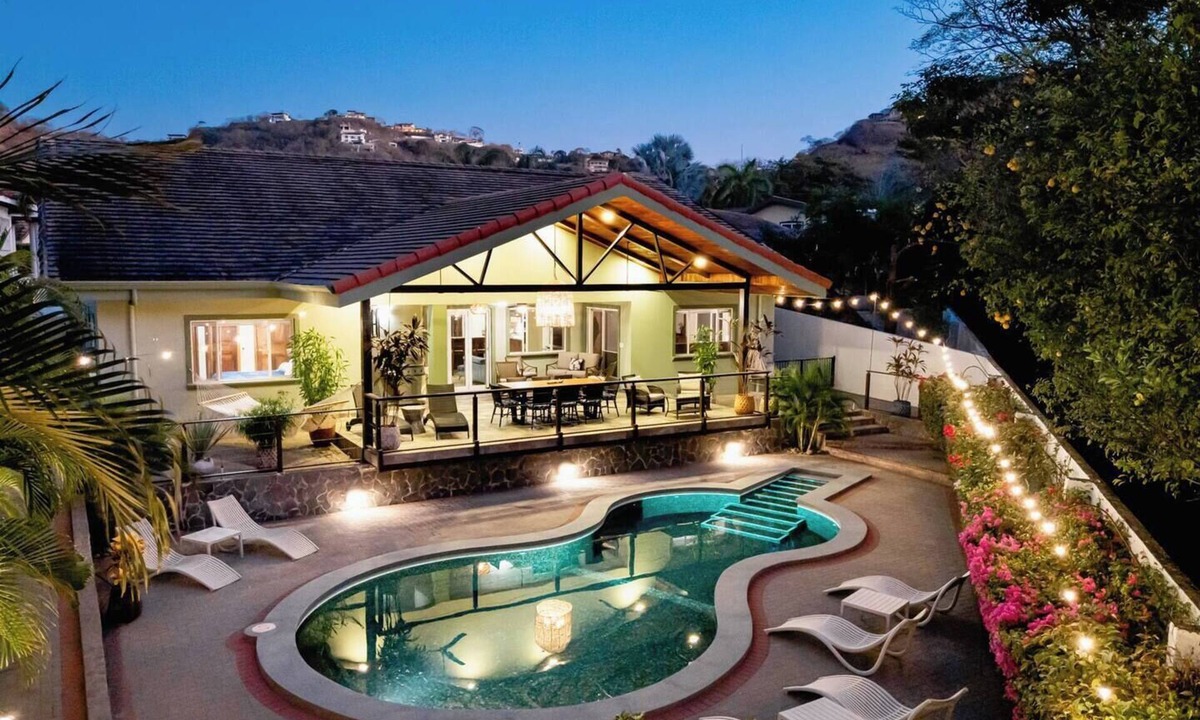 Playa Hermosa House | RECENTLY UPDATED Playa Hermosa Villa 3BR Private Pool Walk to Beach Graceland 3