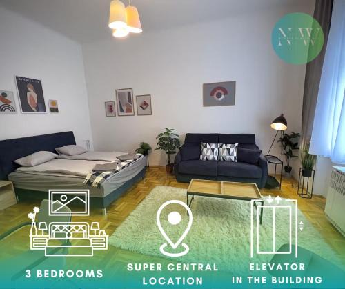 Belso-Ferencvaros Apartment | Residence in the pedestrial area