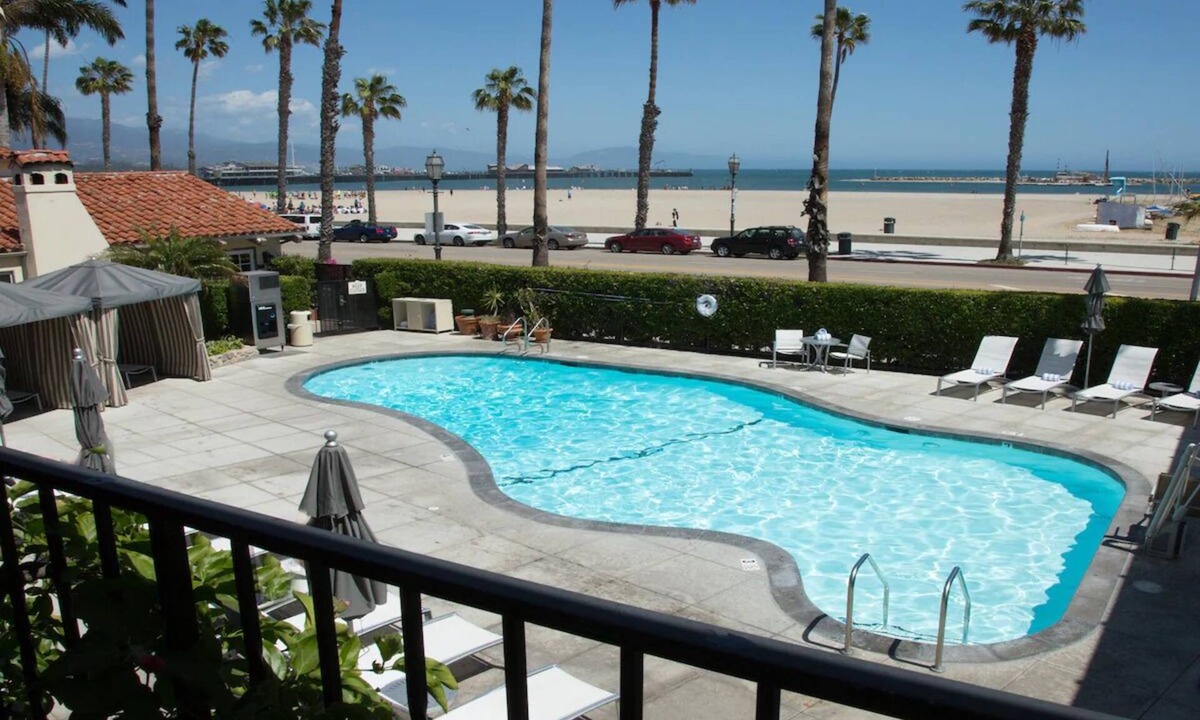 West Beach Hotel | Santa Barbara Coastal Stay! Onsite Pool, Fire Pit Lounges & Harbor Walks Nearby!