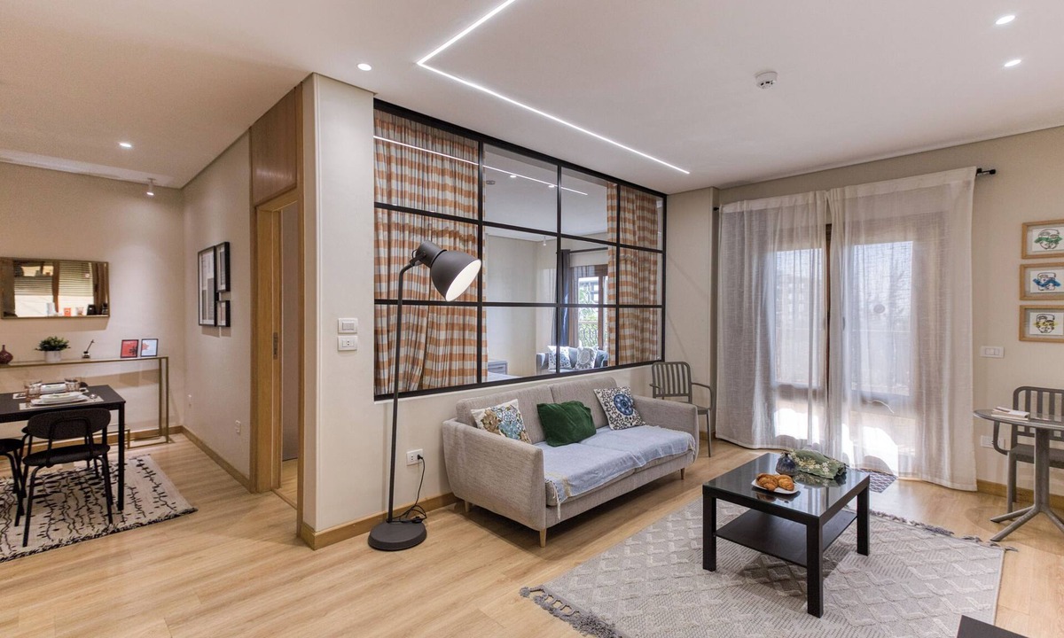 The 5th Settlement Apartment | Solis 1-bedroom suite next to CFC/District 5/Water way 5A/Garden 8/GUC/AUC.