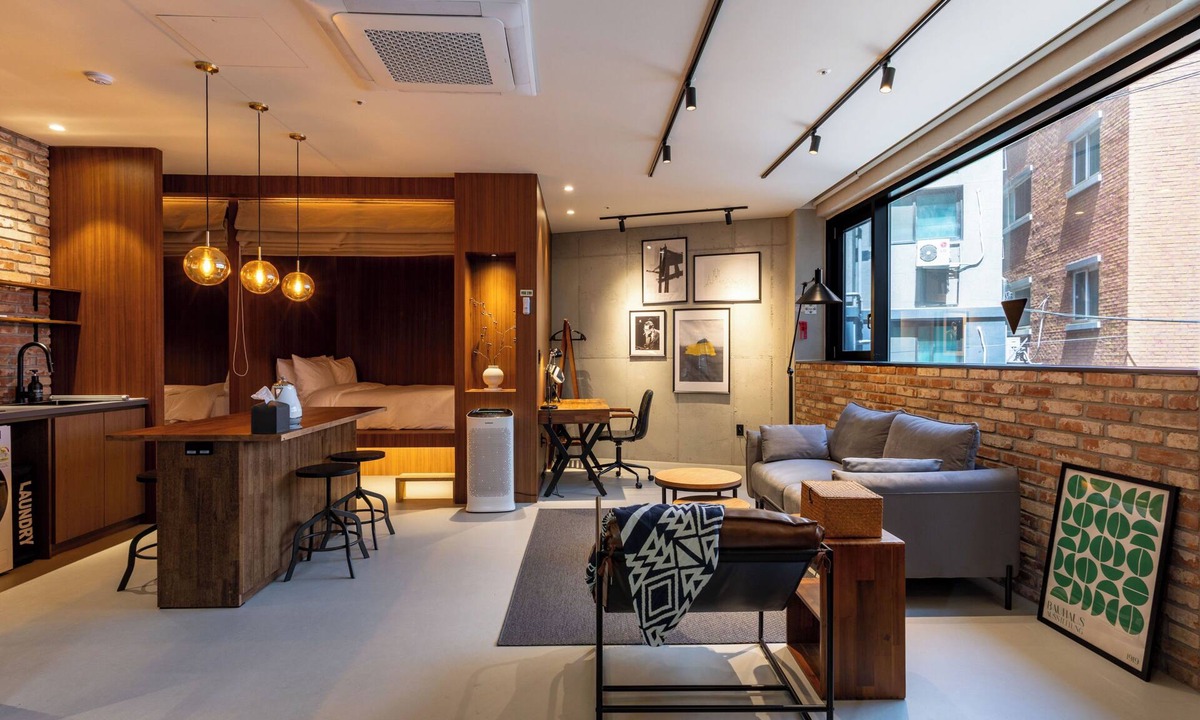 Hwanghak-tong Apartment | Spacious Loft with full kitchen in Seoul, close to Myeongdong, DDP, Euljiro