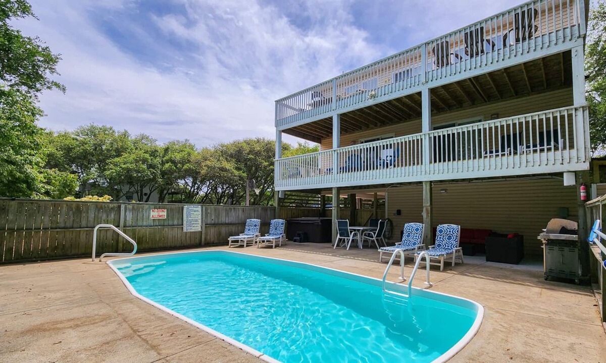 Carolina Dunes House | Vitamin Sea - Recently updated 4 BR oceanside home w/Private Pool and Hot Tub