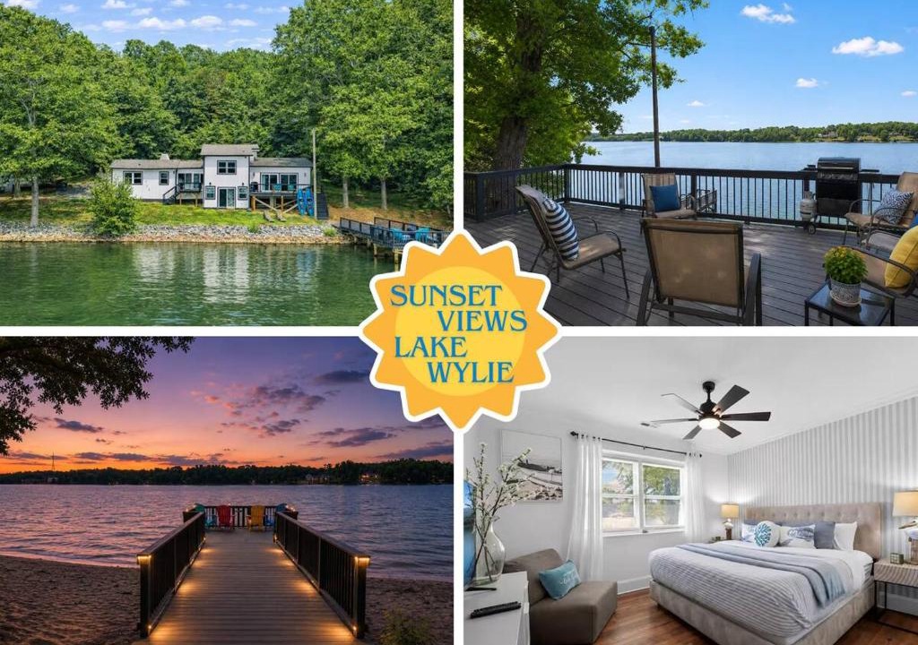 Dixie - Berryhill House | Waterfront | Sunset + Dock Views | Lake Wylie