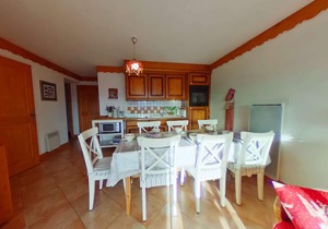3-room apartment for 7 people with balcony and parking in Les Saisies