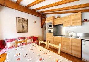 Chaleureux appartement au pied des pistes avec parking et animaux admis - FR-1-505-65