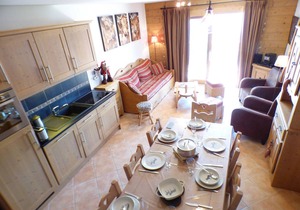 Duplex 4-room with indoor pool, parking, 8 people, near Les Saisies