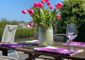Ferienpark Vislust Ferienhaus Balu mit eigenem Steiger zum angeln Ijsselmeer Niederlande