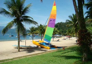 House on the sand beach, 4 bedrooms, spectacular view, Portogalo, Angra dos Rei