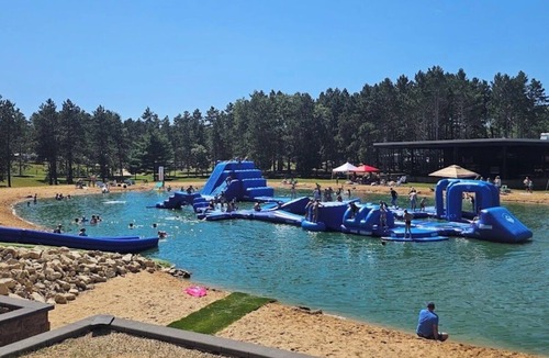 Oxford RV Rental | 1-bedroom camper on a campground resort with home amenities in charming Oxford.