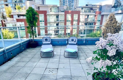 Crosstown Apartment | 2 Bedroom ,2 Full Bathrooms, 500sf Private Terrace Deck, Office, Pool, Sauna, Hot Tub, EV Parking