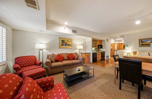 Olympic Valley Condo | 203 | Open Studio - Soak & Chill w/Pool Views
