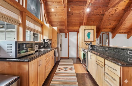 Talmont Cabin | 4BR Tahoe Cabin w/Hot Tub, BBQ & Ping Pong Next to Lake & Paige Meadows Trails