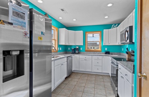 Rodanthe House | 7150-Fintastic Waves, Semi-Oceanfront OBX | Pool, Hot Tub & Views
