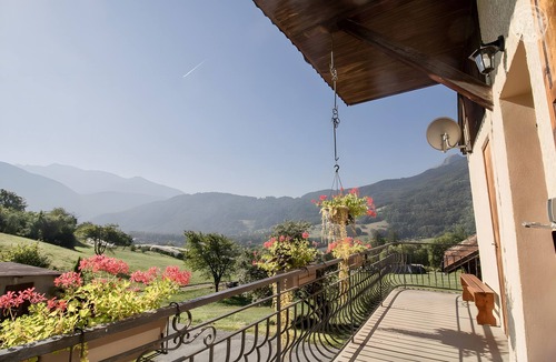 Ugine Apartment | Apartment 'La Ferme Du Mont Charvin' with Mountain View, Private Terrace and Balcony