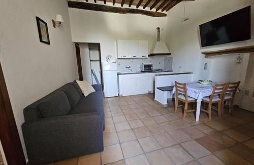 Castel d'Arno Apartment | APARTMENT: THREE-ROOM APARTMENT INSIDE AN ANCIENT CASTLE WITH PANORAMIC POOL