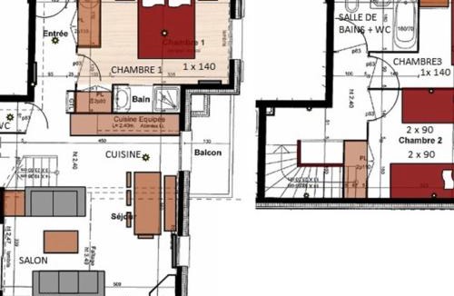 Bisanne 1500 House | Appartement 4 pièces duplex aux Saisies - 8 pers - FR-1-594-183