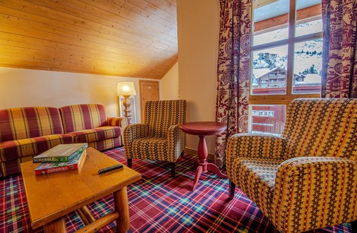 Arc-1950 Apartment | Arc 1950, Hameau du Glacier, Top floor, 65m2, Fireplace, South-facing balcony, Swimming pool