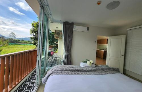 Mu Si Apartment | Bann Khao Yai Corner 50sqm - King Bed - Fiber Optic Internet