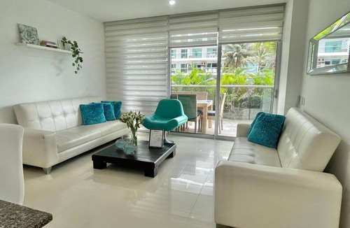 La Boquilla Apartment | Beachfront Bliss-2BR Haven Steps from Sandy Shores