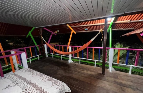 Crespo Cabin | Beachfront cottage- north of cartagena-ideal for family-comfort and relaxation
