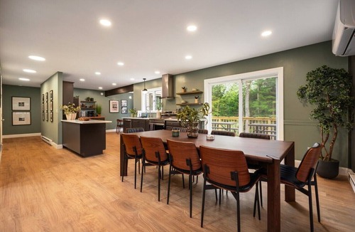 Pocono Pines House | Bear & Back Again: Pet Friendly | Hot Tub, Sauna, Karaoke, Game Room
