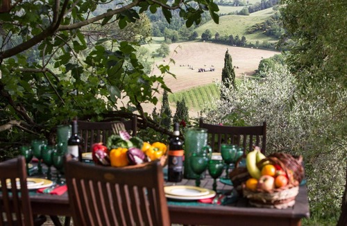 Tredozio Villa | Beautiful private villa for 6 people with private pool, WIFI, TV, patio and panoramic view