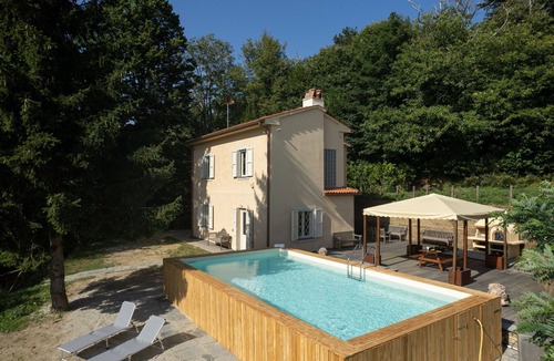 Cascine-La Croce Villa | Beautiful private villa with private pool, WIFI, TV, patio and panoramic view, close to Pisa
