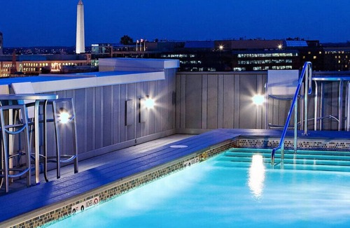 Mount Vernon Square Apartment | Blueground | Mt Vernon, pool & w/d, nr arena