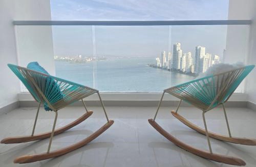 Bocagrande Apartment | BOCAGRANDE CARTAGENA -Vista aL mar, bahía y ciudad antigua - 3 balcones
