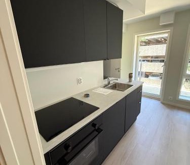Drammen Apartment | Bragernes Torg Apartment with Rooftop Terrace