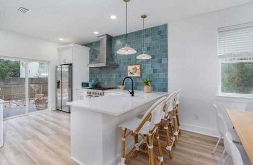 Vilano Beach House | Brand new 4 bedroom with 2 master suites and pool, steps to the beach.