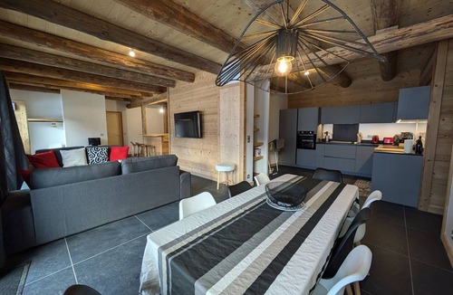Beaufort Apartment | Bright chalet in Arêches-Beaufort with terrace and equipped kitchen