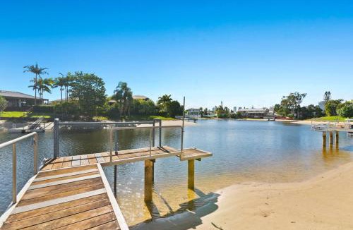 Broadbeach Waters House | Canal Sanctuary - Waterside Living with Pool & Jetty