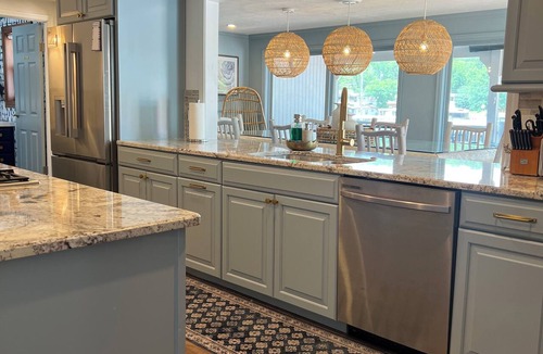 Lake of the Ozarks House | Cappa Cabana-lake front updated home with dock in the heart of Sunrise Beach