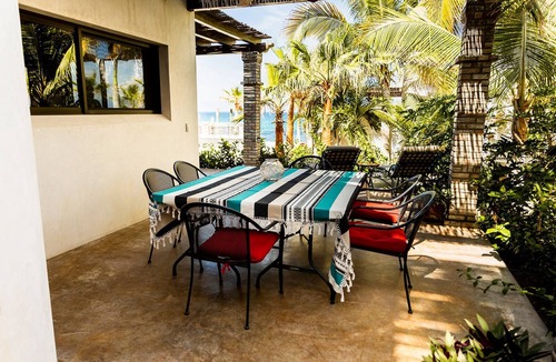 El Sargento House | CASACORAZONmx “Oasis” 2bd Tropical Beachfront - Amazing Views! 325.00n