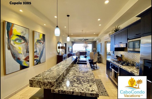 Cabo San Lucas Condo | CCV Quivira-Luxury 3BR, Sleeps 8, Huge Private Terrace, OceanView, Golf